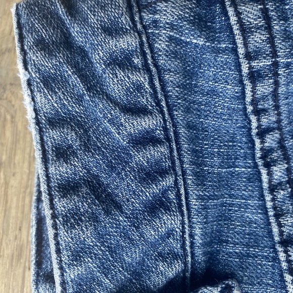 Liz Claiborne Petite Size 10 Denim Skirt W/Pockets Front and Back 99% Cotton - Picture 10 of 13